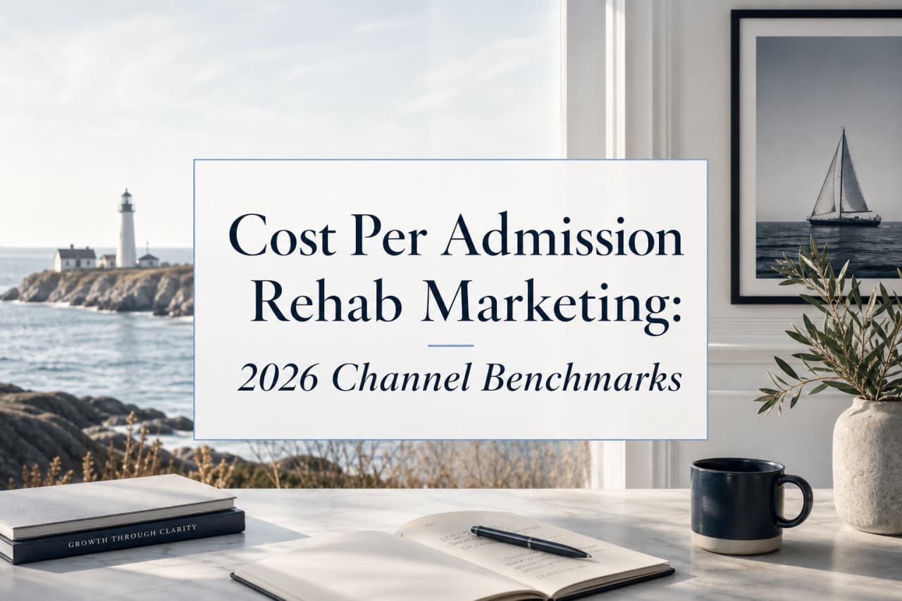 Cost Per Admission Rehab Marketing: 2026 Channel Benchmarks