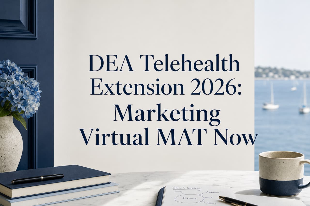 DEA Telehealth Extension 2026: Marketing Virtual MAT Now