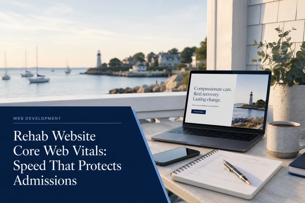 Rehab Website Core Web Vitals: Speed That Protects Admissions