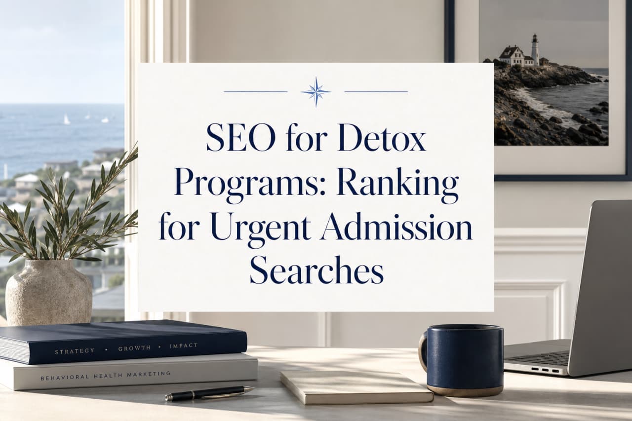 SEO for Detox Programs Built Around Urgent Local Searches